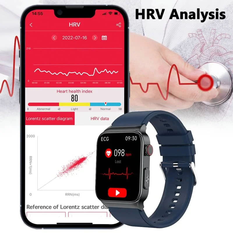 Smartwatch Avanzato per la Salute con Monitoraggio Completo della Salute