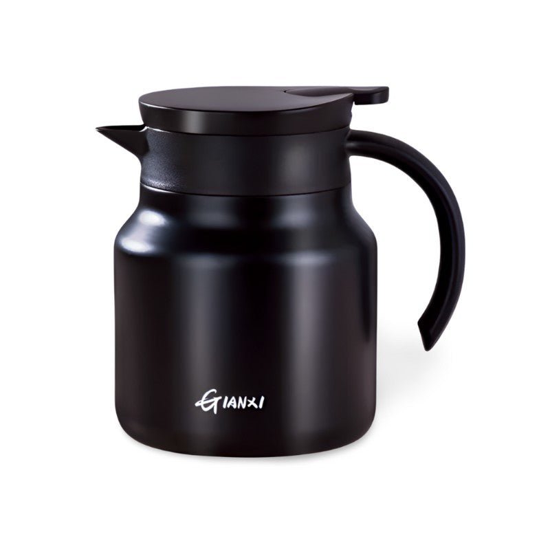 NovaTea Teapot With Built In Infuser Ceramic Body And Stainless Steel Liner