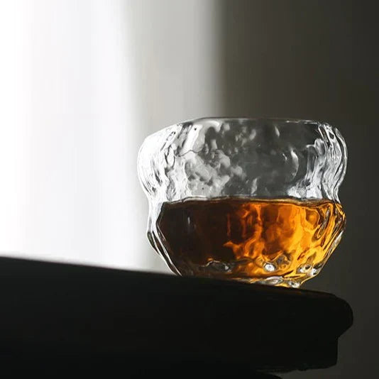 240ml Japon Mochi Tasarımlı Viski Bardağı Isıya Dayanıklı El Yapımı Ahşap Ambalajlı