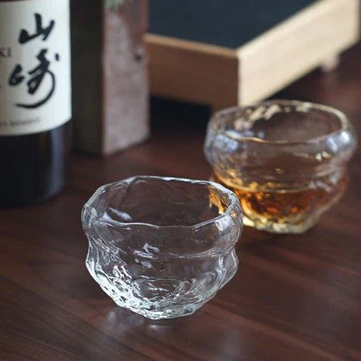 240ml Japon Mochi Tasarımlı Viski Bardağı Isıya Dayanıklı El Yapımı Ahşap Ambalajlı
