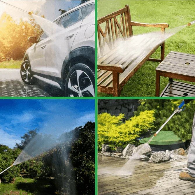 AquaJet Pro High Pressure Water Cleaner For Versatile Exterior Cleaning