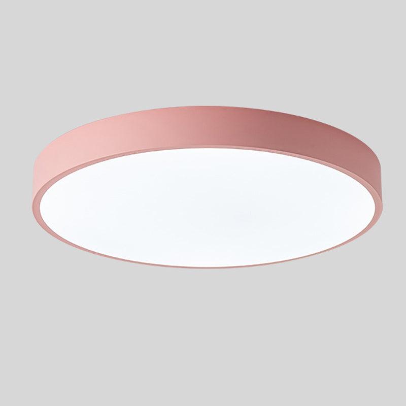 Aelora Nordic Wood Round Ceiling Light Featuring Warm Glow