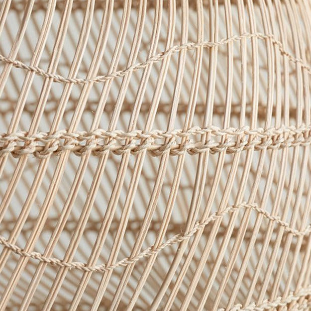 LumaRattan Loftlampe Naturlig Rattan Glød og Stemning