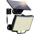 Lampada da parete impermeabile con sensore di movimento Solaréon per esterni