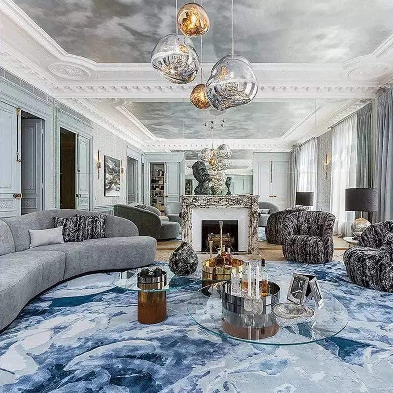 Lampa wisząca Nova Lava Orb z regulowanym kablem do wyspy kuchennej