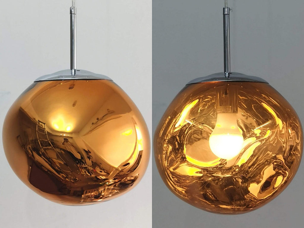 Lampa wisząca Nova Lava Orb z regulowanym kablem do wyspy kuchennej