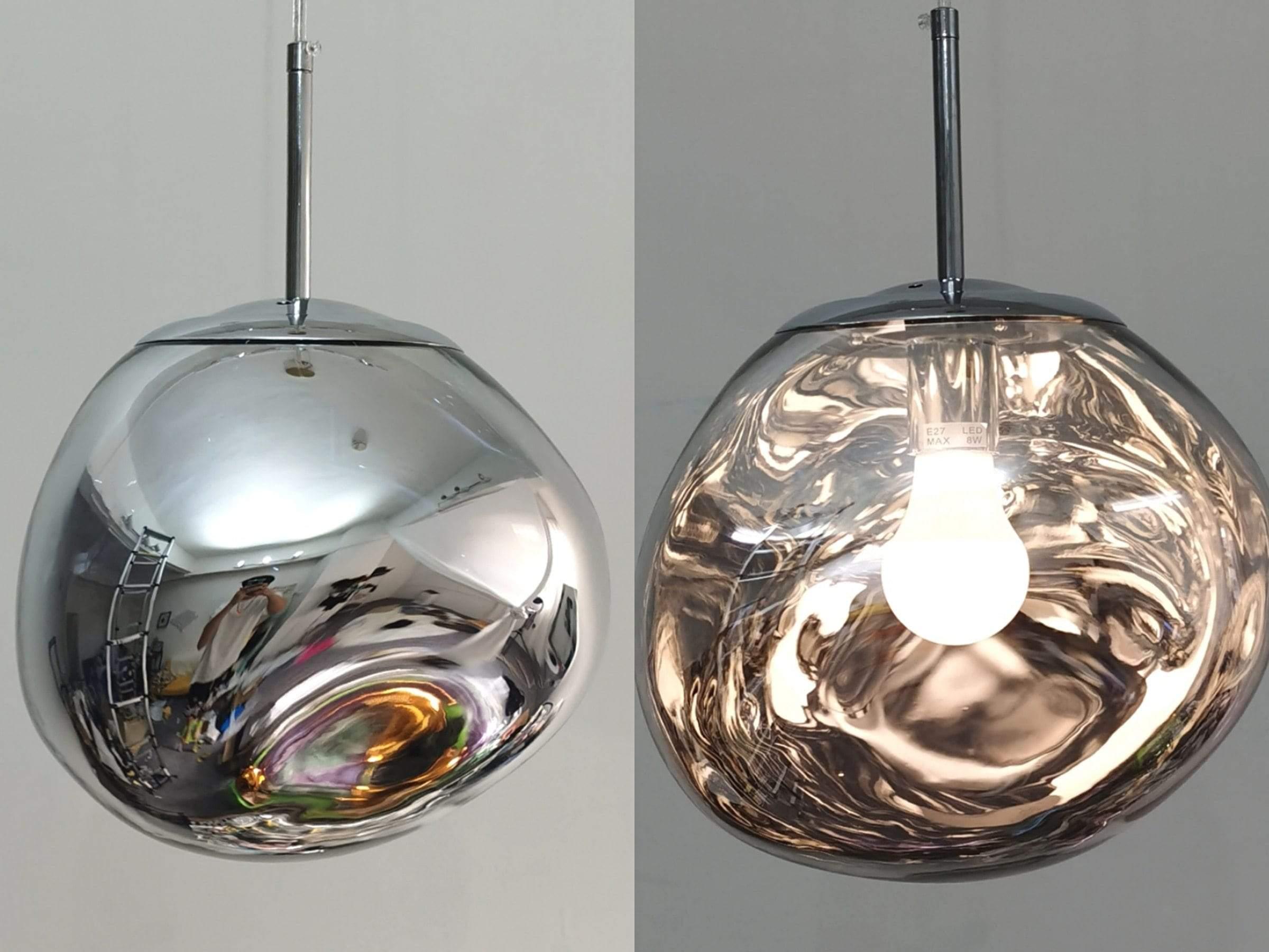 Lampa wisząca Nova Lava Orb z regulowanym kablem do wyspy kuchennej