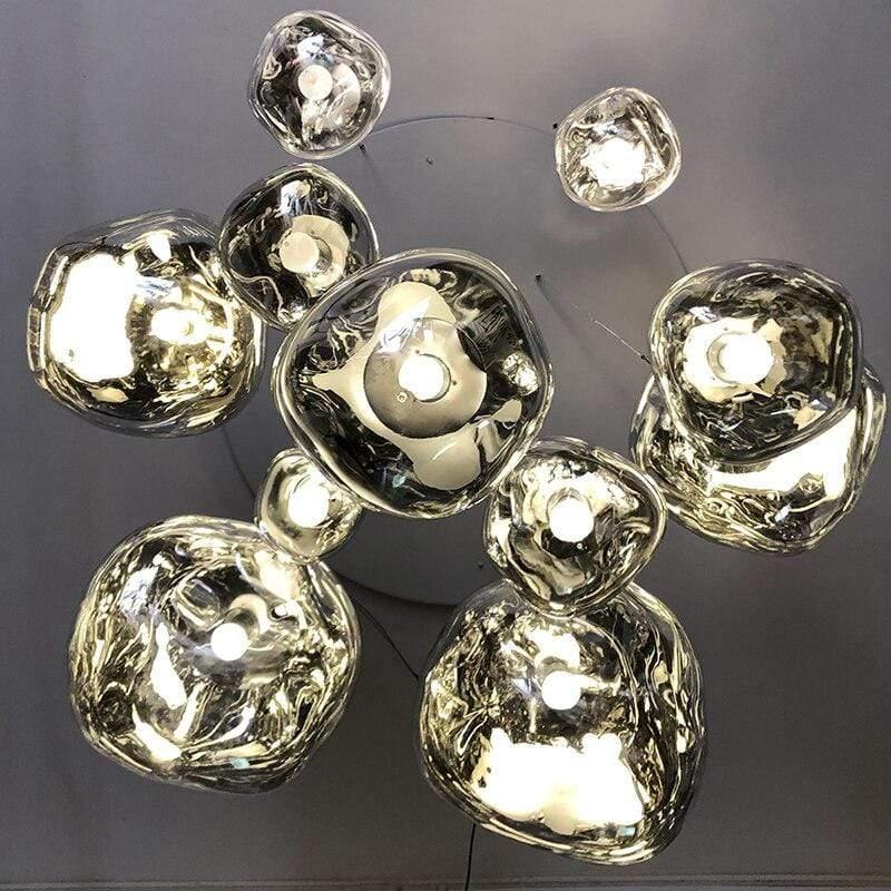 Lampa wisząca Nova Lava Orb z regulowanym kablem do wyspy kuchennej