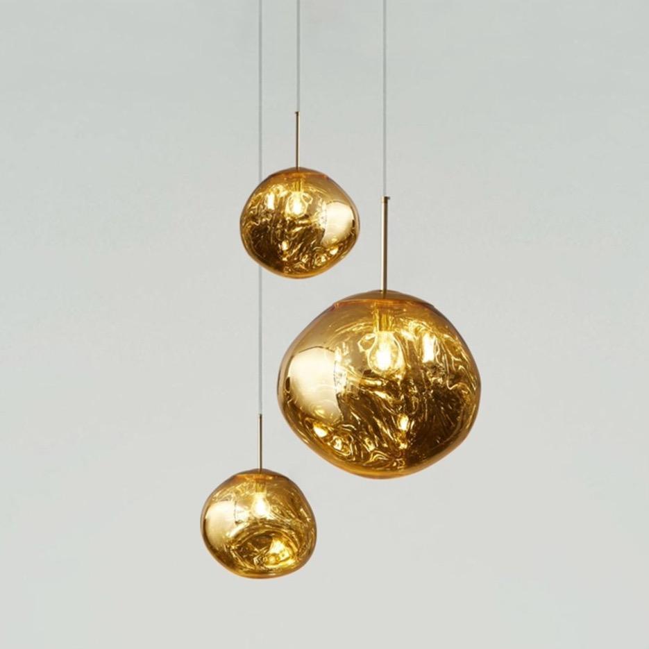 Lampa wisząca Nova Lava Orb z regulowanym kablem do wyspy kuchennej