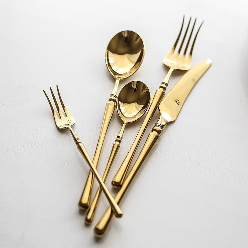 Luxa Royale Gold Utensil Set For Elegant Everyday Dining