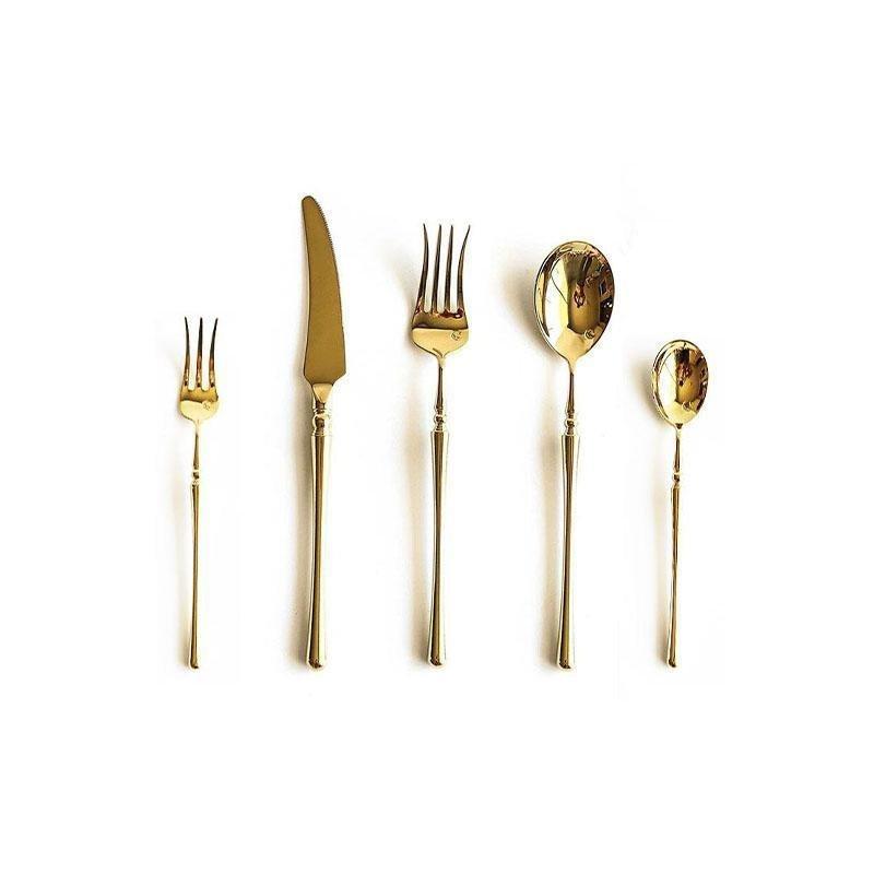 Luxa Royale Gold Utensil Set For Elegant Everyday Dining