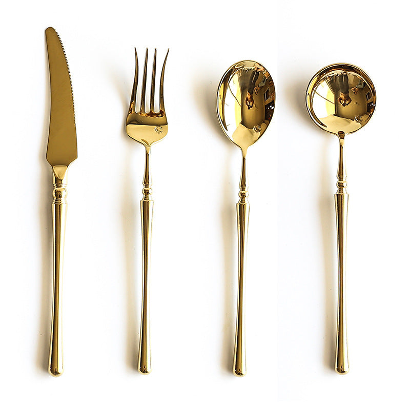 Luxa Royale Gold Utensil Set For Elegant Everyday Dining