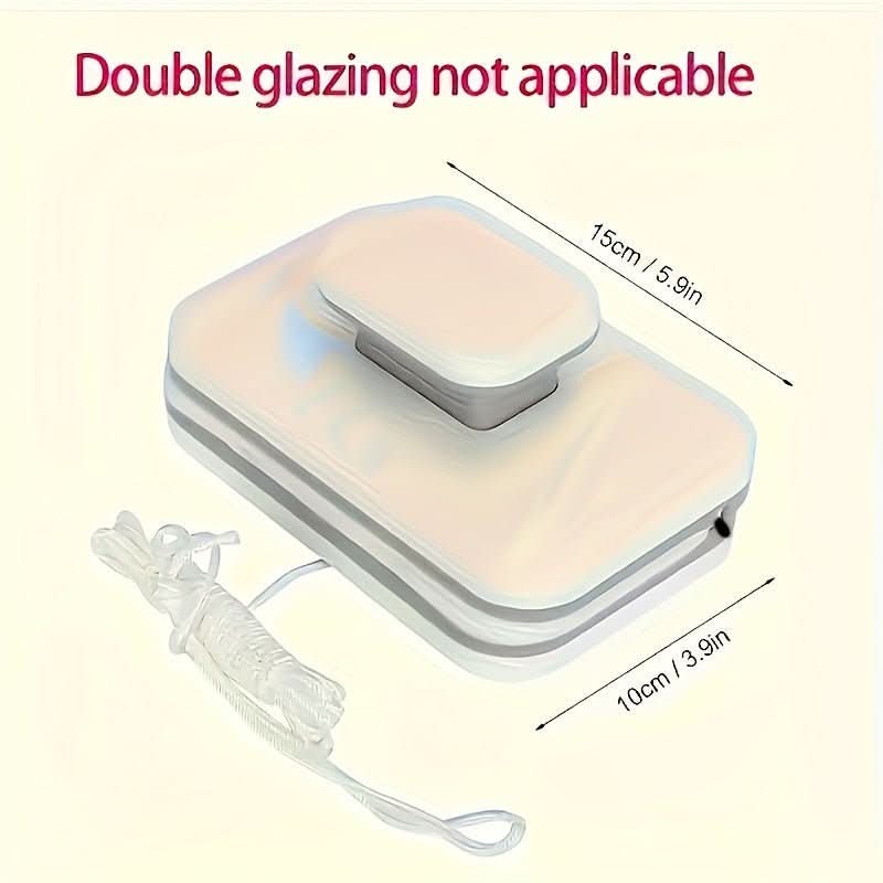 TWINCLEAN Magnetic Window Cleaner For Dual-Sided Cleaning Of Double Glazed Windows