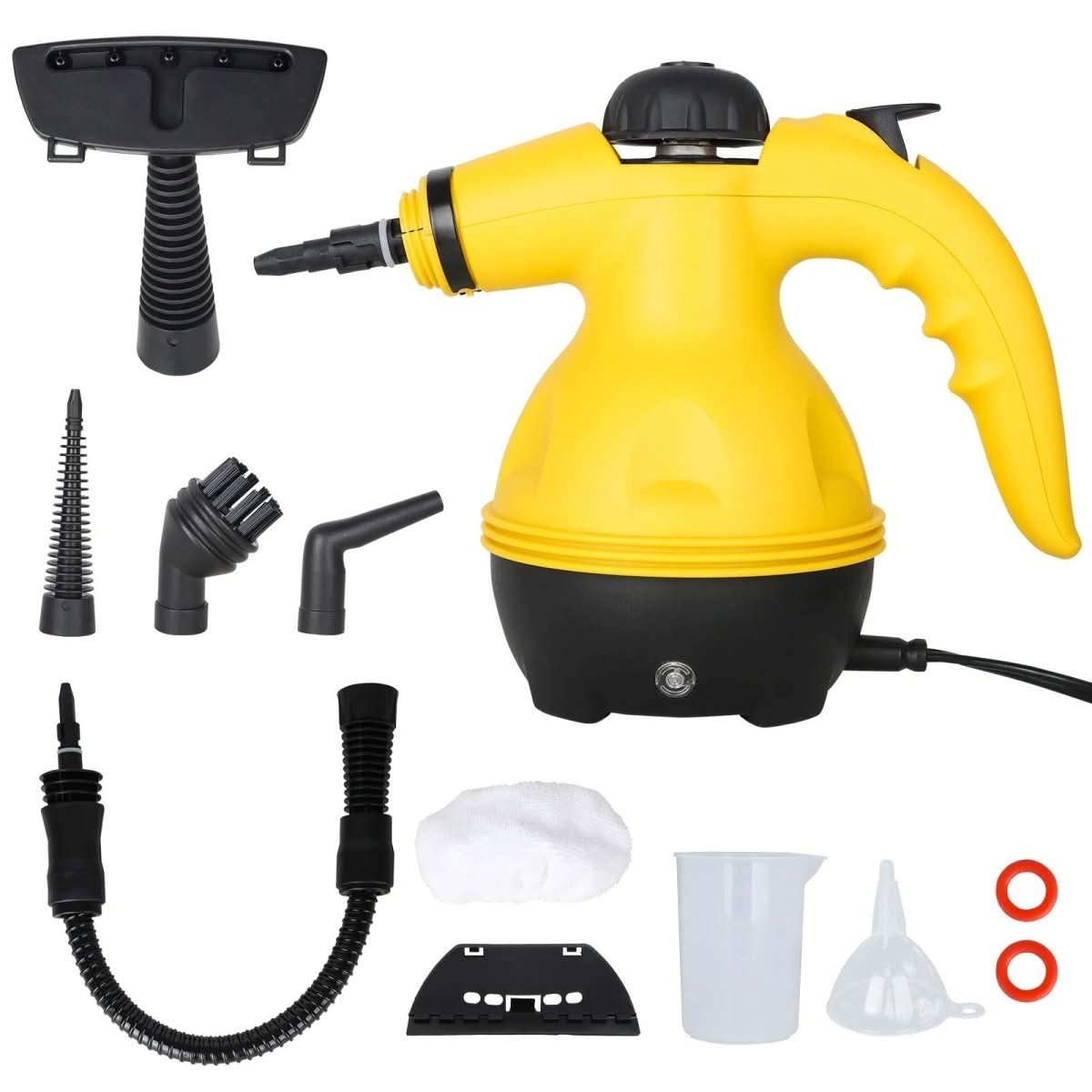 Chemical-Free Steam Cleaner With Eight Attachments For Household, Clothes And Windows