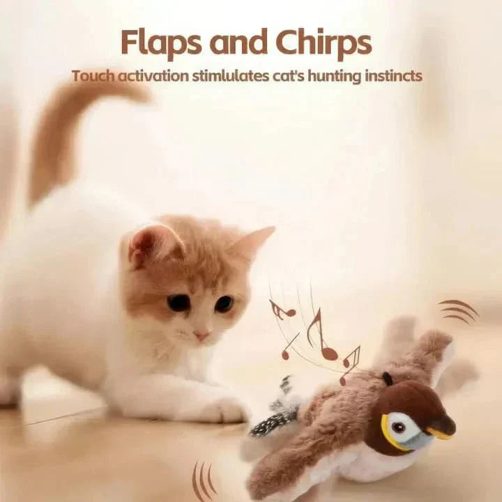 PurrPulse Interactive Plush Cat Toy For Energetic Cats