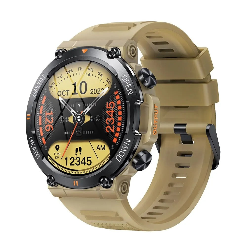 Titan Uknuselig Tactical Smartwatch med Langtidsholdbart Batteri
