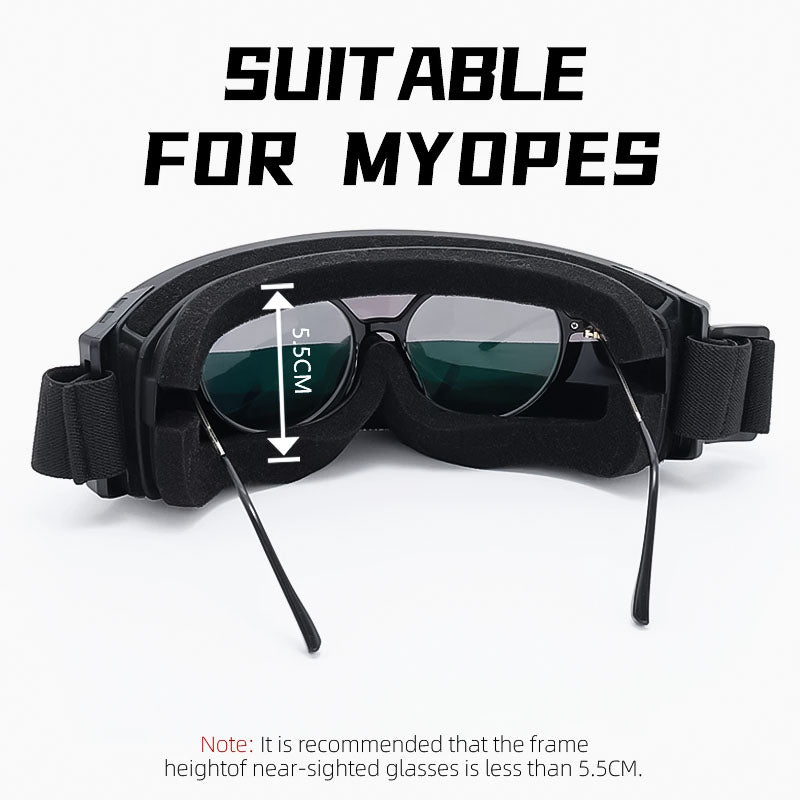 Gafas de moto antivaho y para usar sobre gafas | Fervei