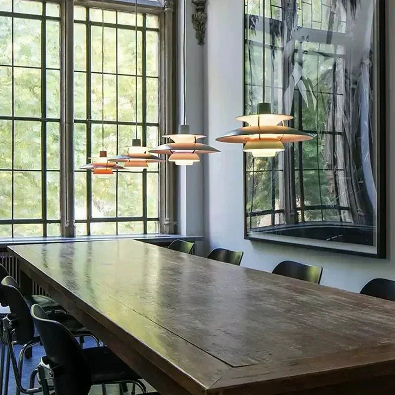 Cirro Cylindrical Metal Pendant Luminaire For Modern Interiors