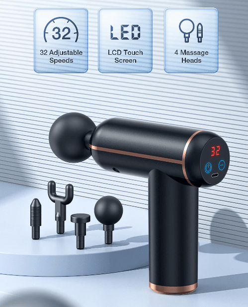 MassageGun Pro Deep Tissue Relief With Adjustable Intensity