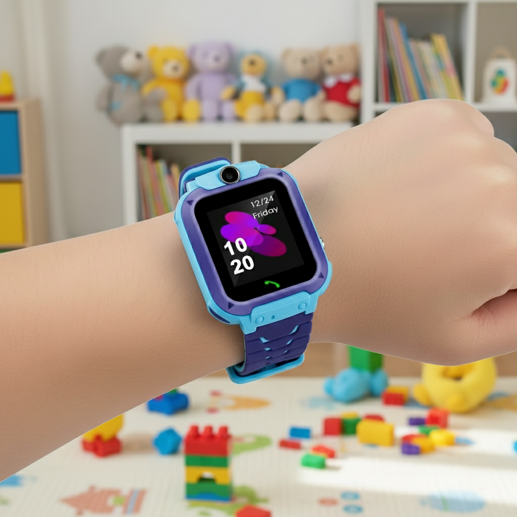 SafeTrack Kids GPS Watch With Real Time Tracking and SOS Function