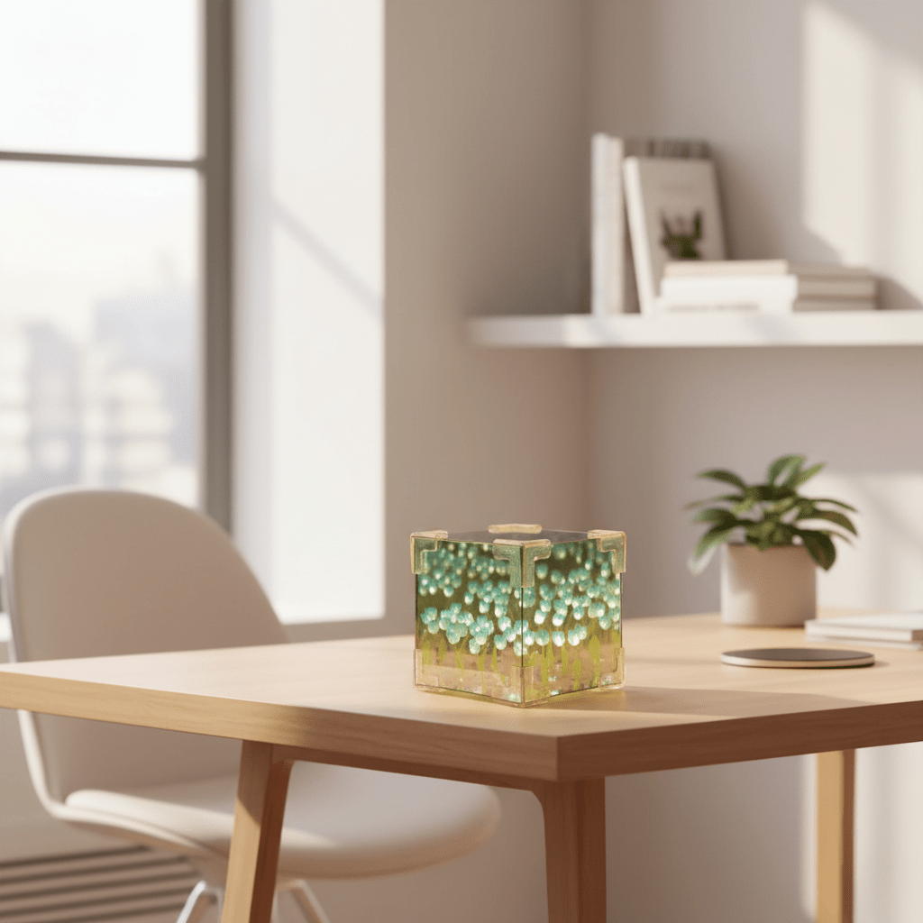 Lâmpada DIY MeadowGlow com Cores Ambiente Personalizáveis