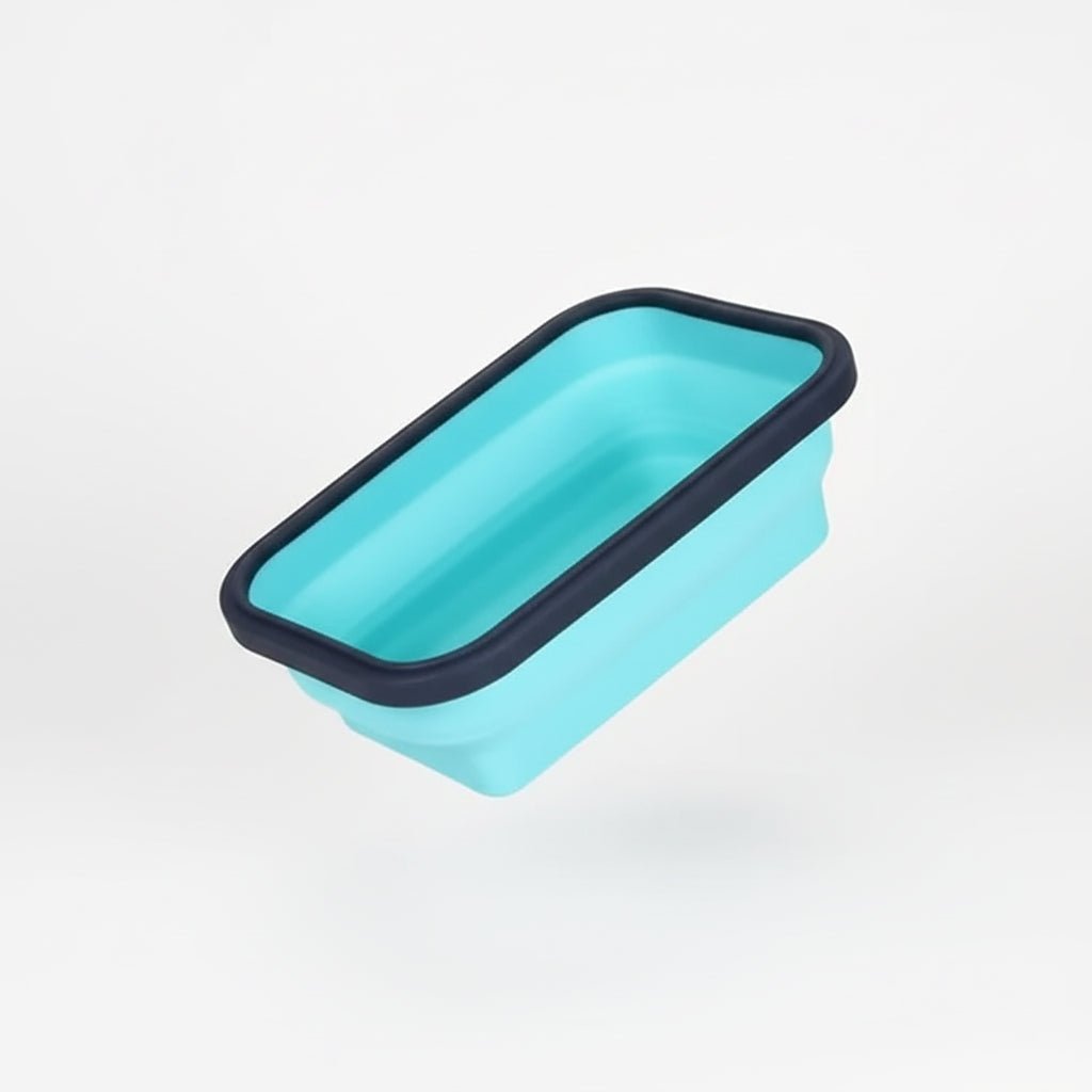 Contenants de préparation de repas pliables en silicone MEALSTACK pour économiser de l'espace