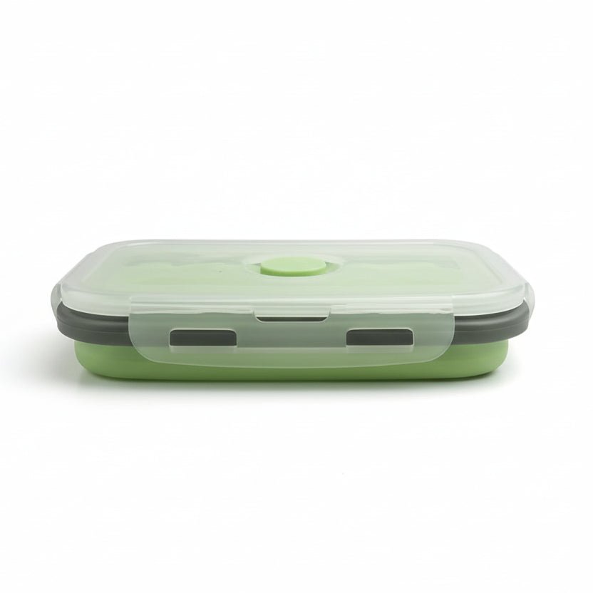 Contenants de préparation de repas pliables en silicone MEALSTACK pour économiser de l'espace