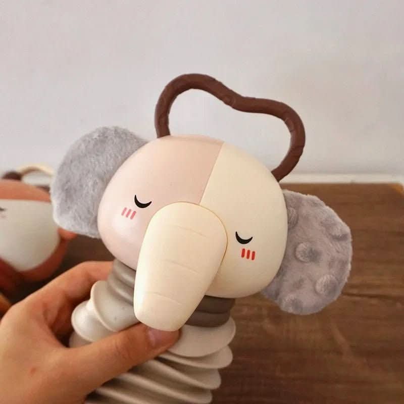 MELOBEAN 2-In-1 Baby Accordion and Rattle for Sensory Play