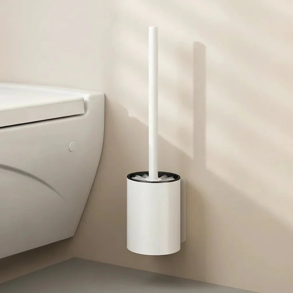 MINILOOP Aluminium platzsparendes Toilettenbürsten-Set für moderne Badezimmer