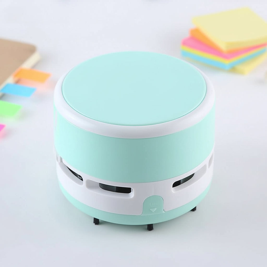 MiniVac Aspiradora portátil para escritorios y autos, migas, polvo y pelo de mascotas
