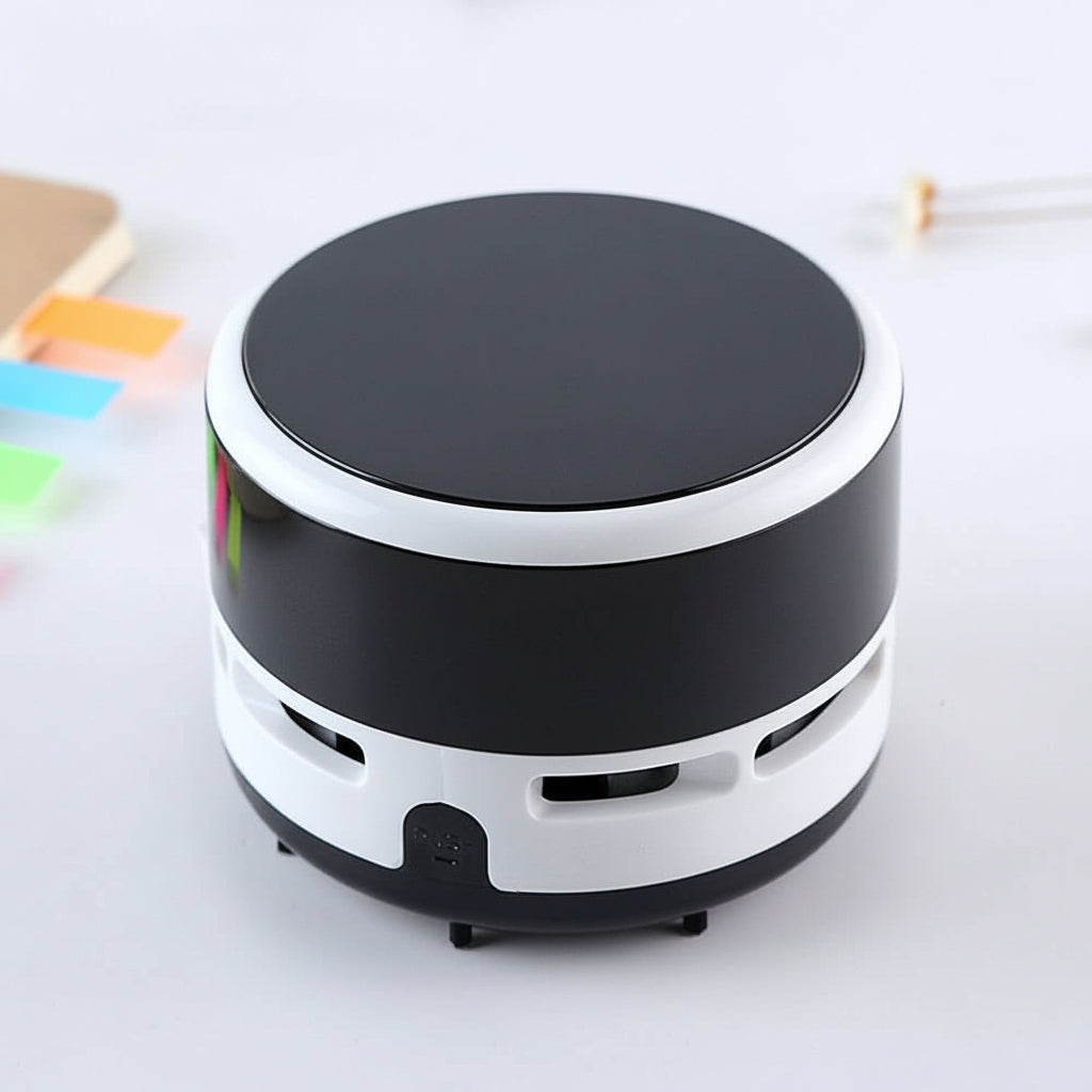 MiniVac Aspiradora portátil para escritorios y autos, migas, polvo y pelo de mascotas