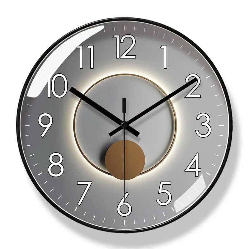 Nordic Style Silent Wall Clock for Modern Interiors
