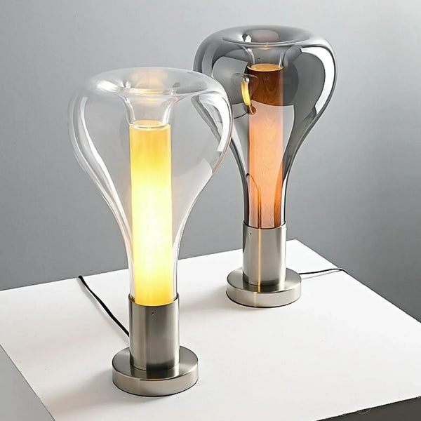 Viretta Ambient Glow Lava Flow Table Lamp Calming Art Design