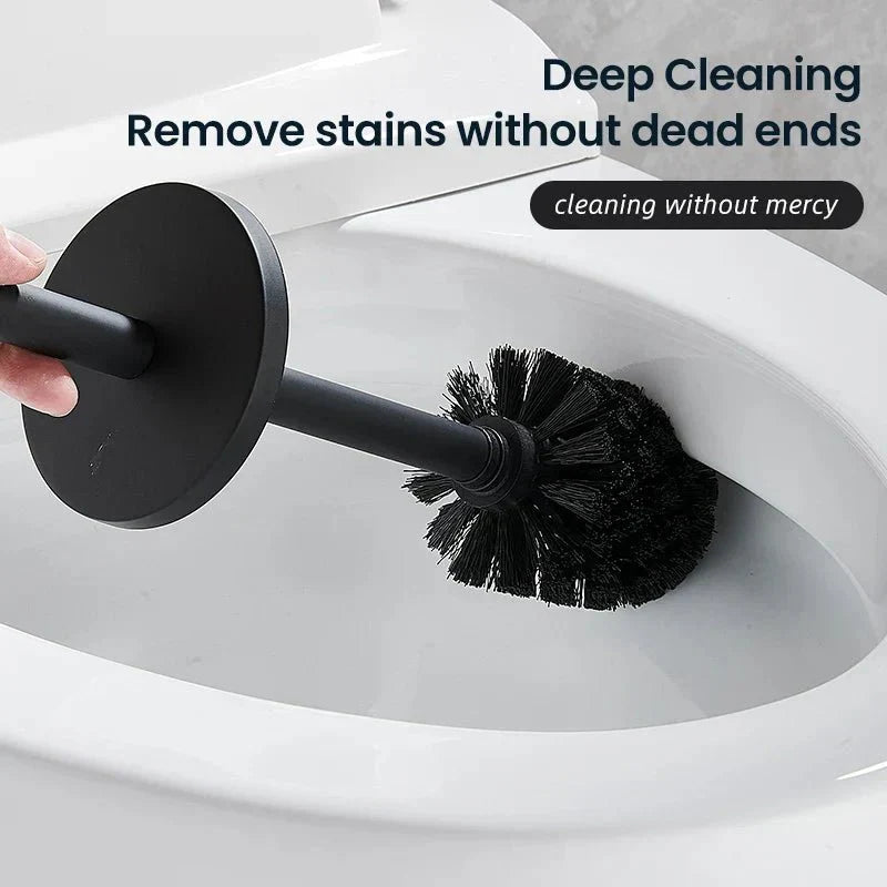 MODLOO STEEL Modern Stainless Toilet Brush Set For Bathrooms
