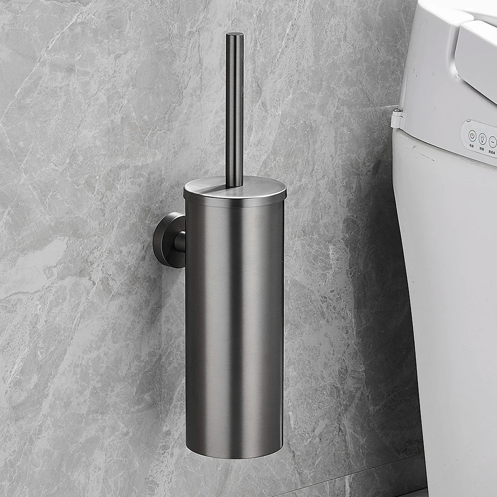 MODLOO STEEL Modern Stainless Toilet Brush Set For Bathrooms