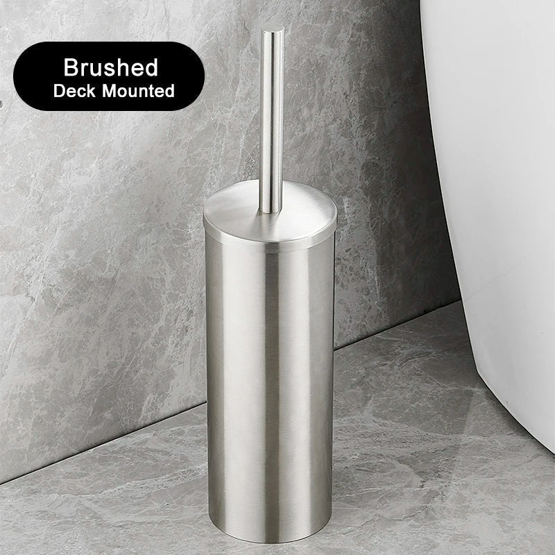 MODLOO STEEL Modern Stainless Toilet Brush Set For Bathrooms