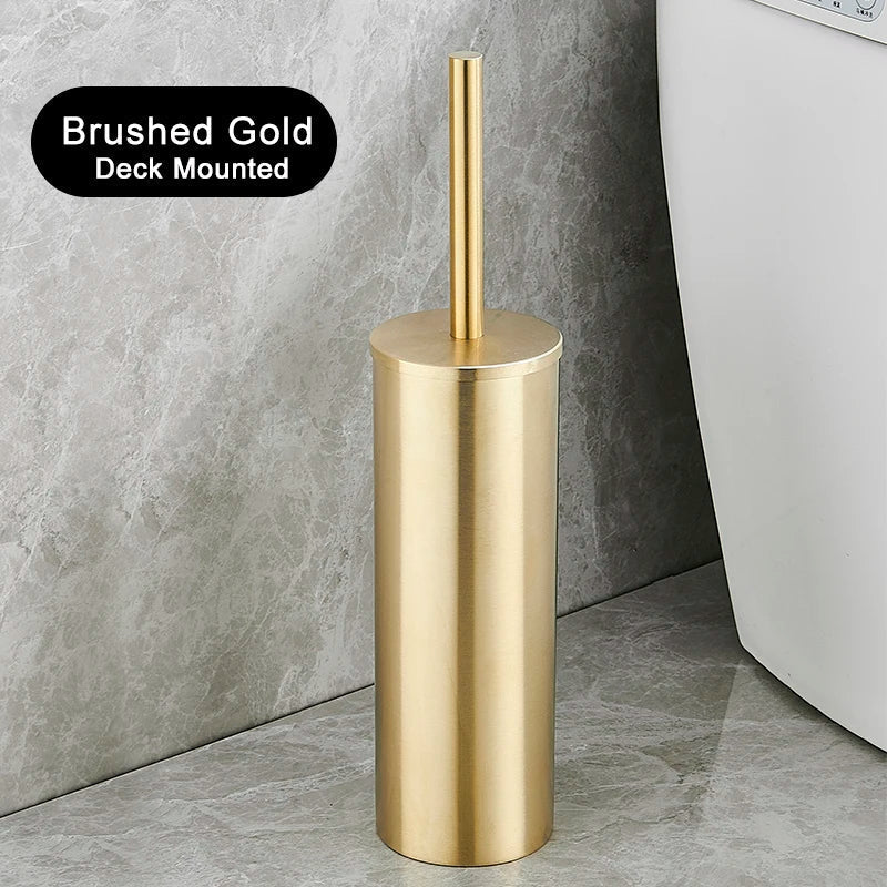 MODLOO STEEL Modern Stainless Toilet Brush Set For Bathrooms