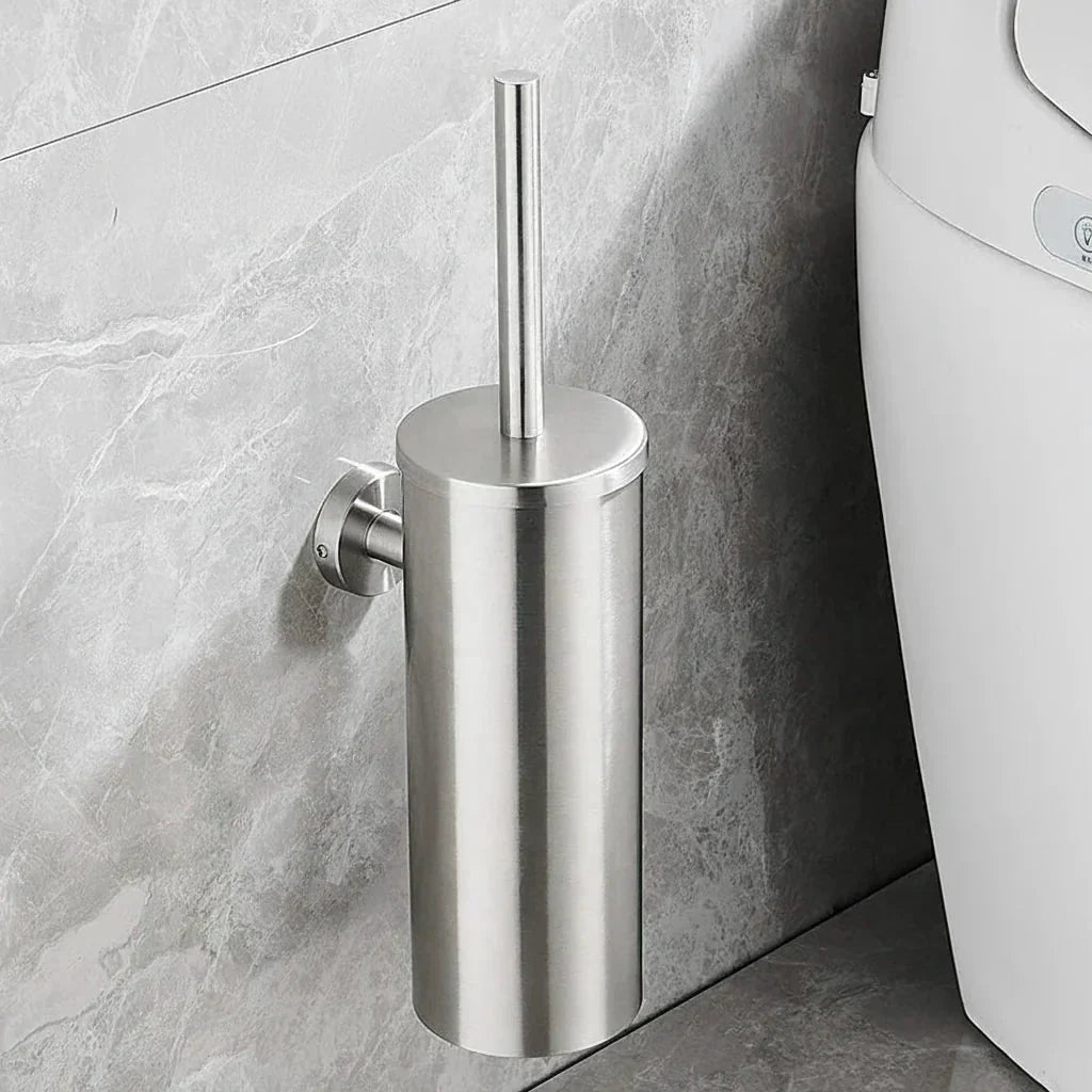 MODLOO STEEL Modern Stainless Toilet Brush Set For Bathrooms