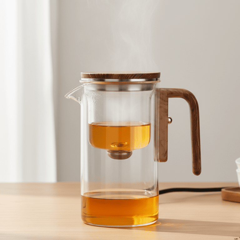 MODUBREW plastic theepot met roestvrijstalen infuser