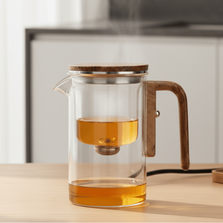 MODUBREW plastic theepot met roestvrijstalen infuser