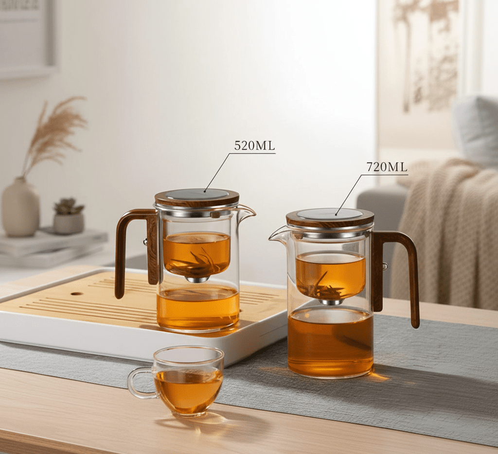 MODUBREW plastic theepot met roestvrijstalen infuser