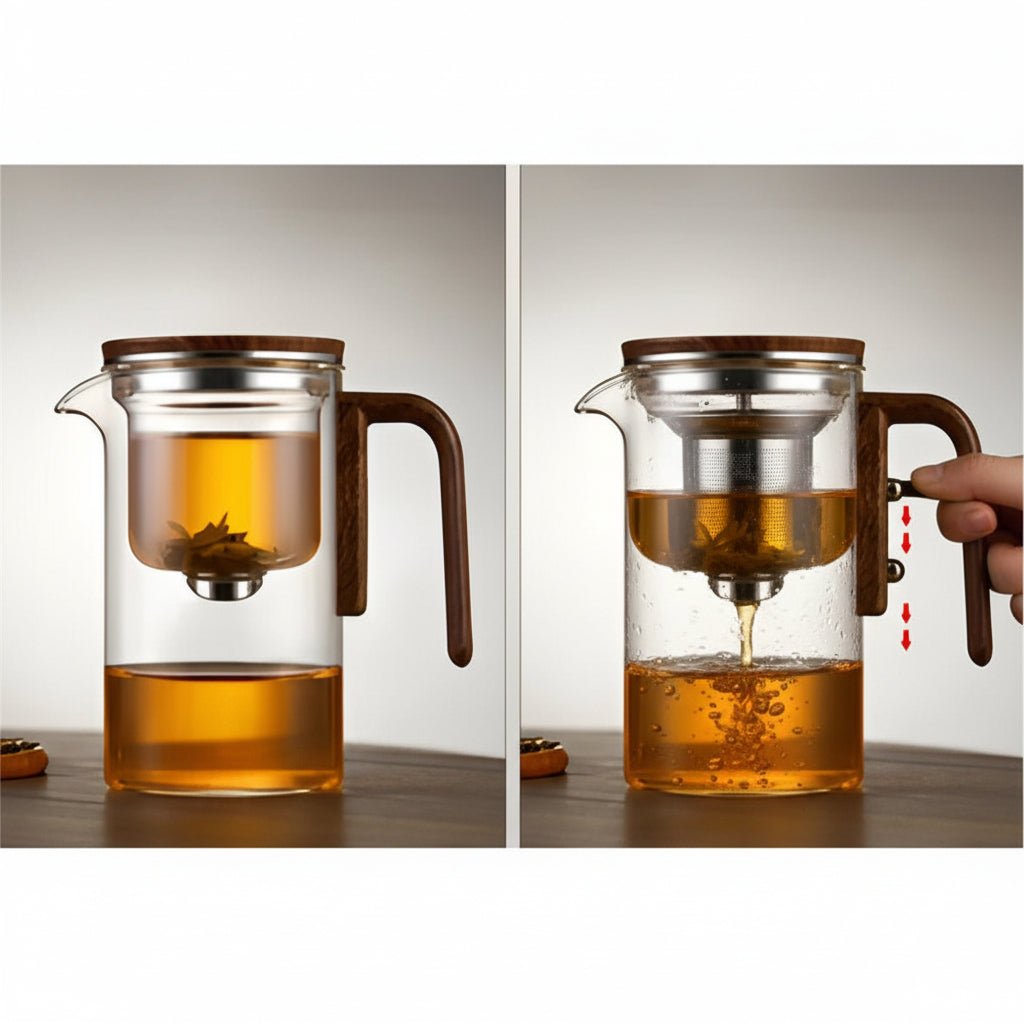 MODUBREW plastic theepot met roestvrijstalen infuser