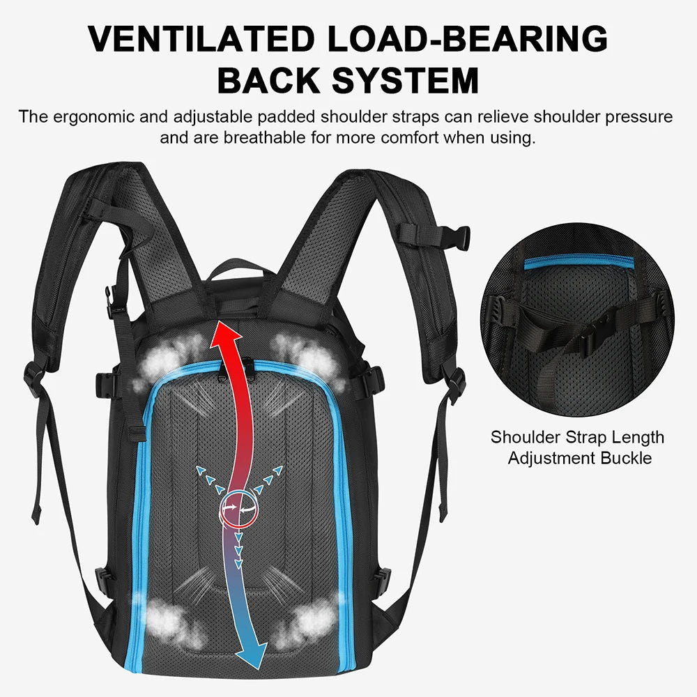 Zaino impermeabile MOUNTAINLOAD 50L per attrezzatura da sci, scarponi e accessori