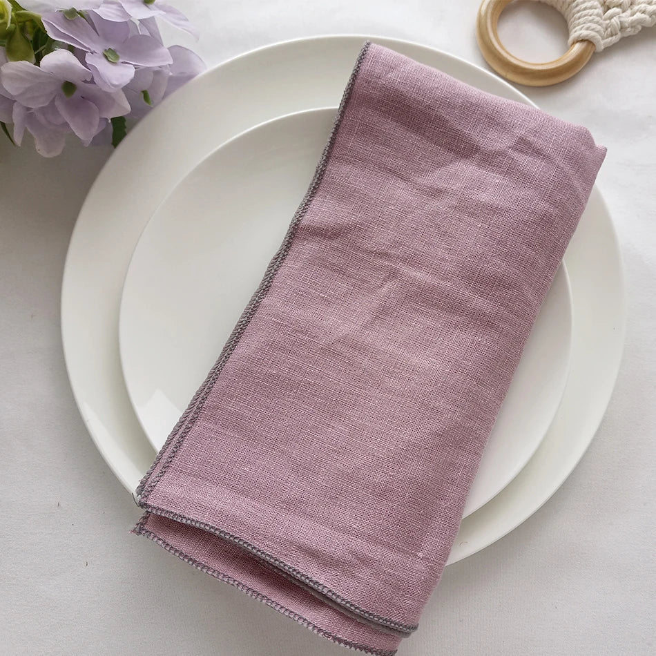 NATURALTHREAD 100% linne servetter för enkel vardagsmåltid