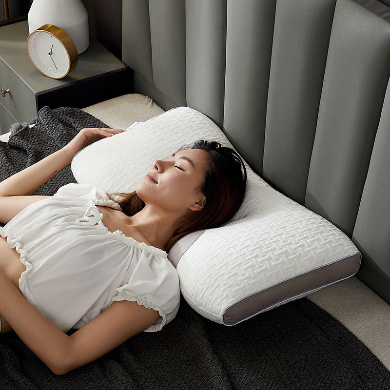 Neck and Shoulder Support Pillow for Back or Side Sleepers
