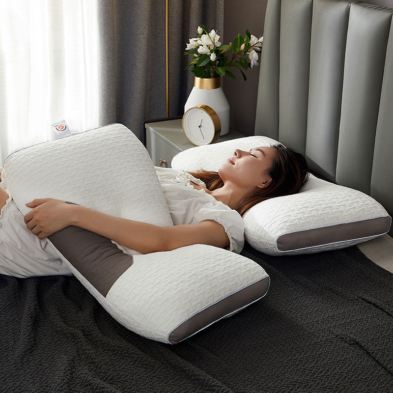 Neck and Shoulder Support Pillow for Back or Side Sleepers