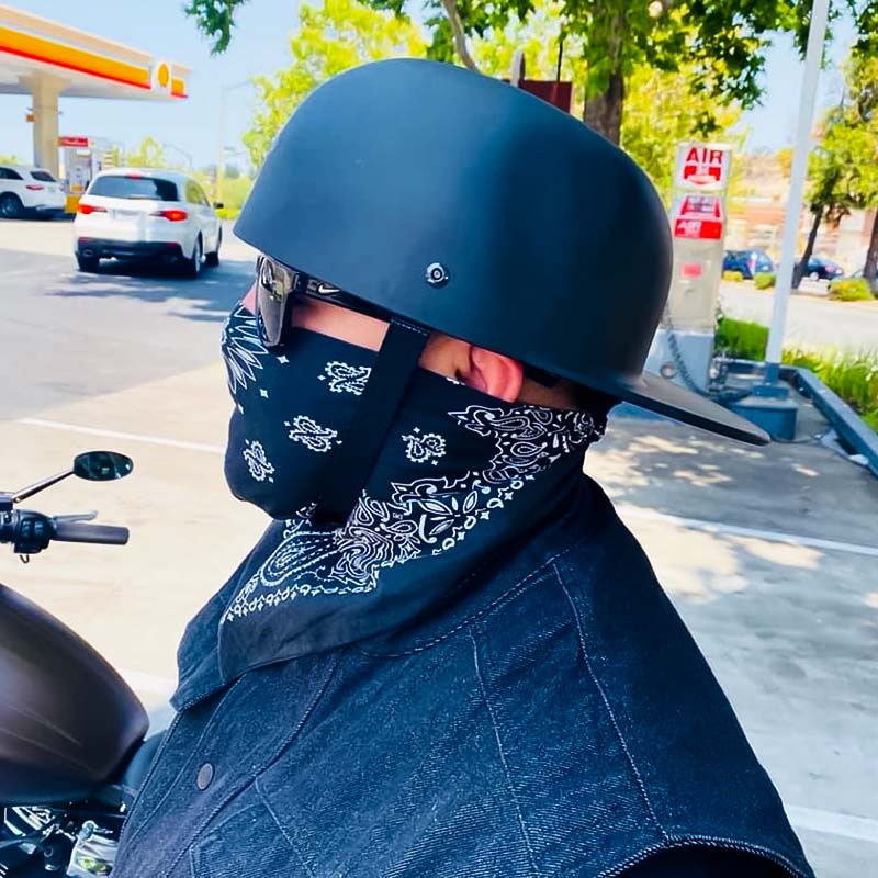 Baseball Cap Style Motorcycle Helmet DOT Approved For Everyday Riding