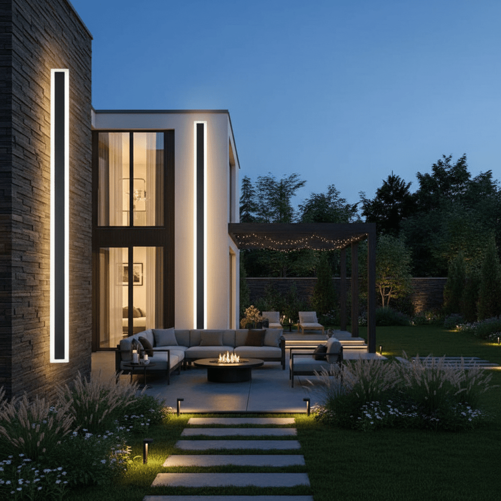 NOCTARA Sleek Exterior Wall Light For Garden And Balcony