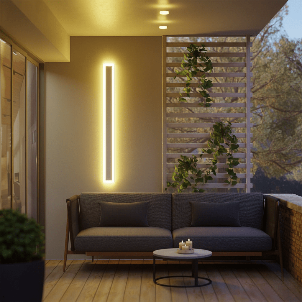 NOCTARA Sleek Exterior Wall Light For Garden And Balcony