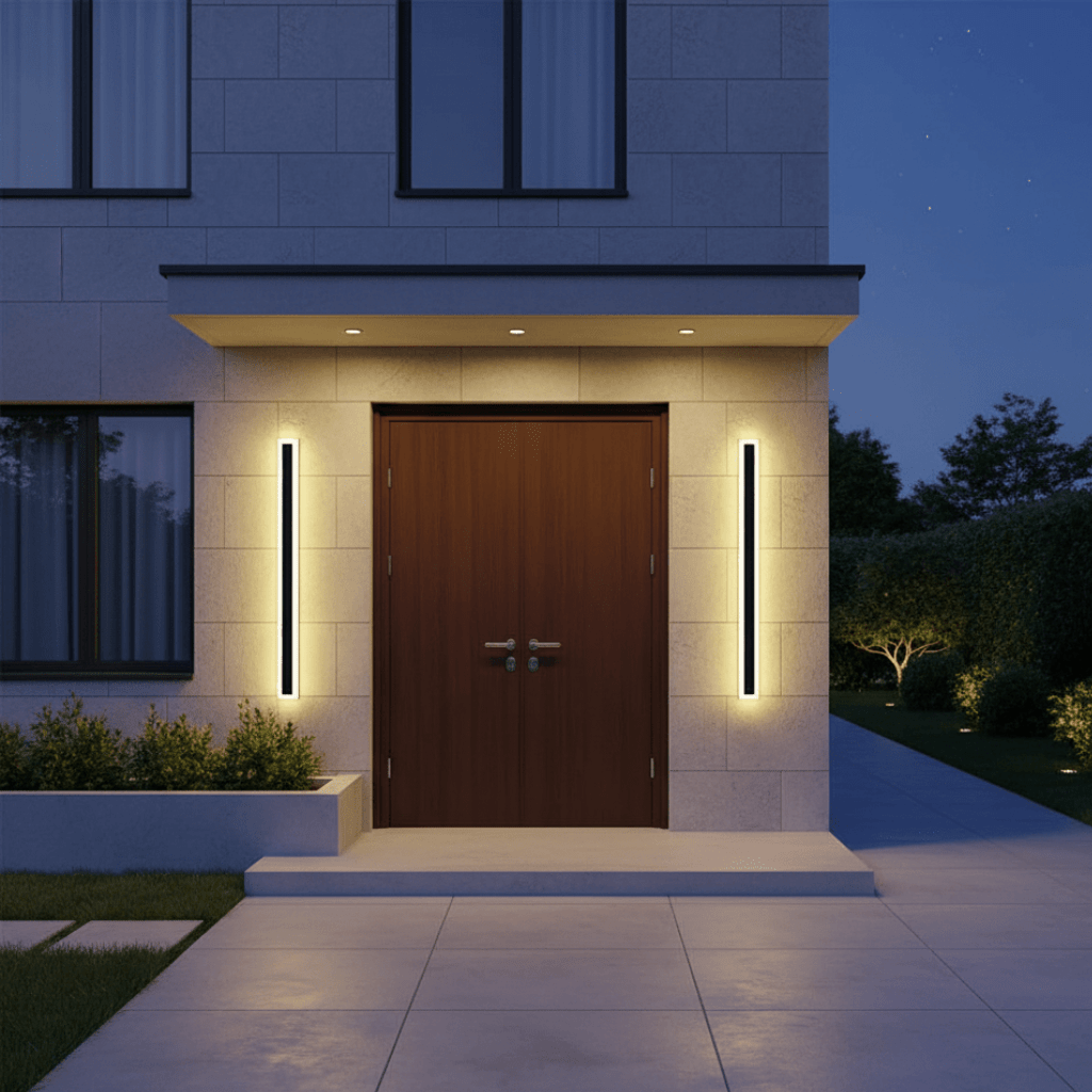 NOCTARA Sleek Exterior Wall Light For Garden And Balcony